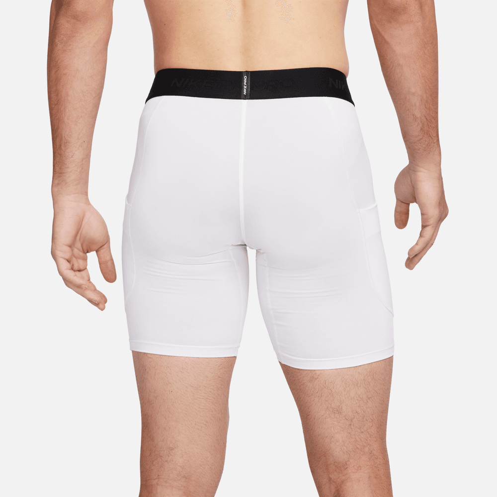 Nike Pro Men's Dri-FIT Fitness Long Shorts 'White'