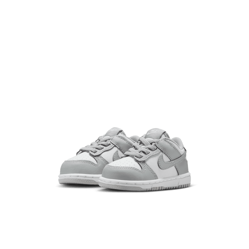 Nike Dunk Low Baby/Toddler Shoes (TDE) 'White/Smoke Grey'