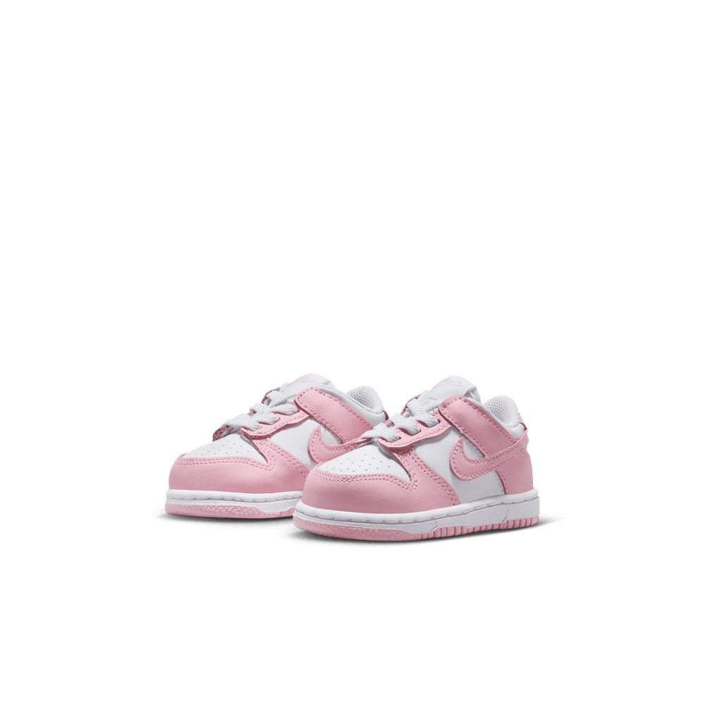 Nike Dunk Low Baby/Toddler Shoes (TDE) 'White/Pink'