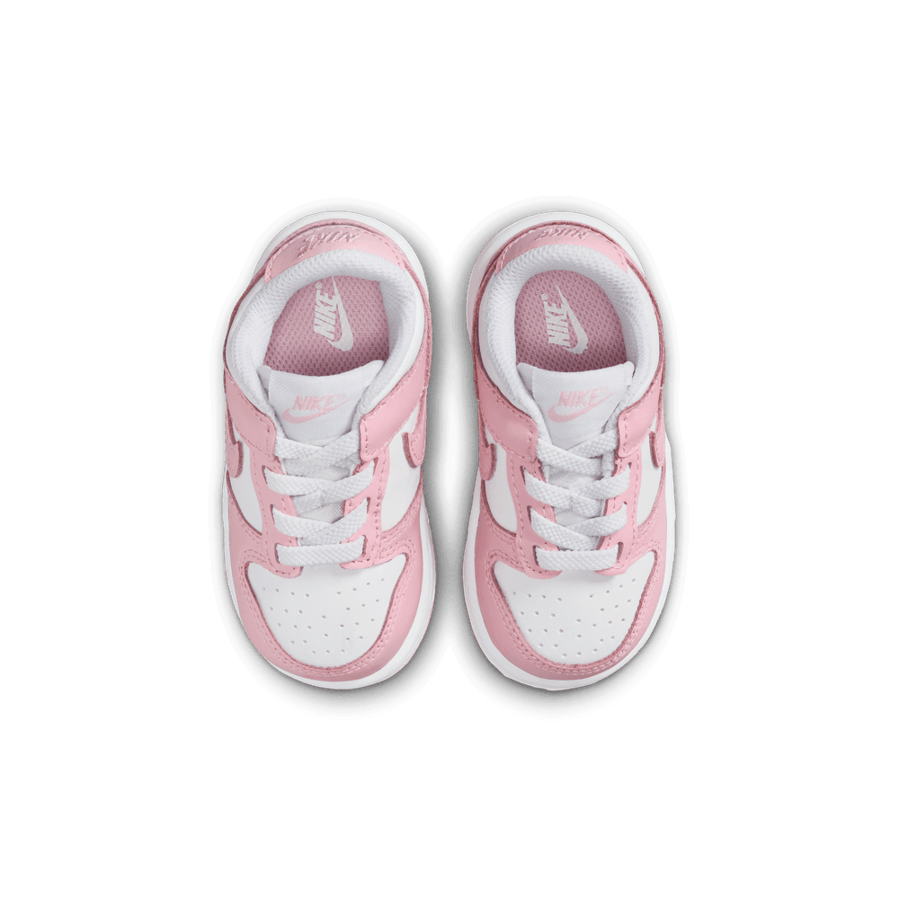 Nike Dunk Low Baby/Toddler Shoes (TDE) 'White/Pink'