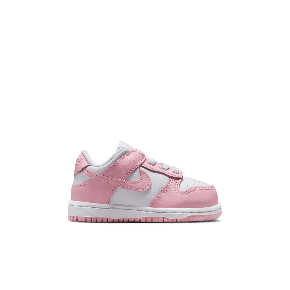 Nike Dunk Low Baby/Toddler Shoes (TDE) 'White/Pink'