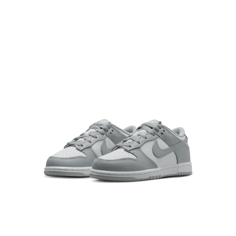 Nike Dunk Low Little Kids' Shoes (PSE) 'White/Smke Grey'