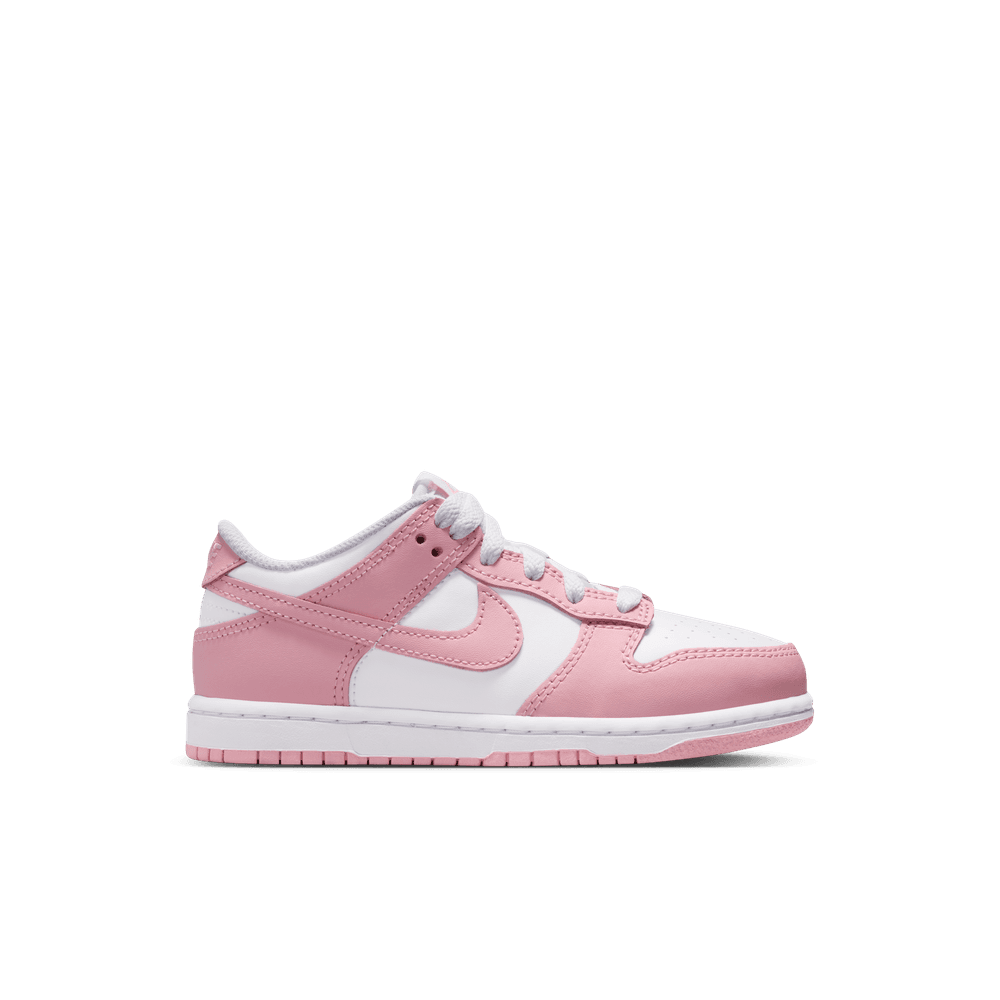 Nike Dunk Low Little Kids' Shoes (PSE) 'White/Pink'