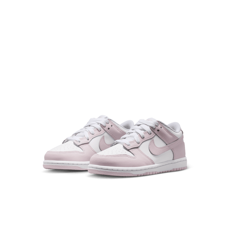 Nike Dunk Low Little Kids' Shoes (PSE) 'White/Light Violet'