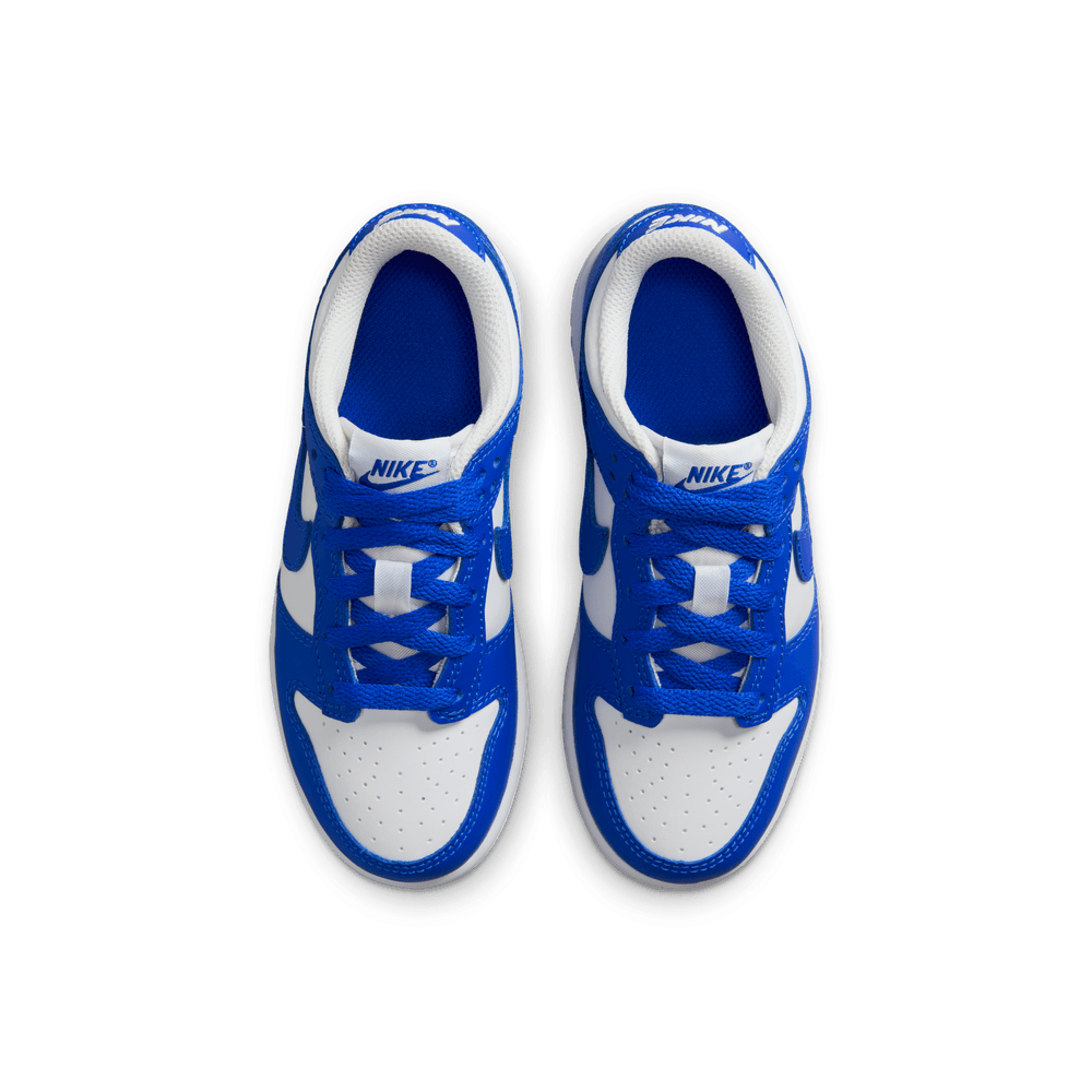 Nike Dunk Low Little Kids' Shoes (PSE) 'White/Hyper Royal'