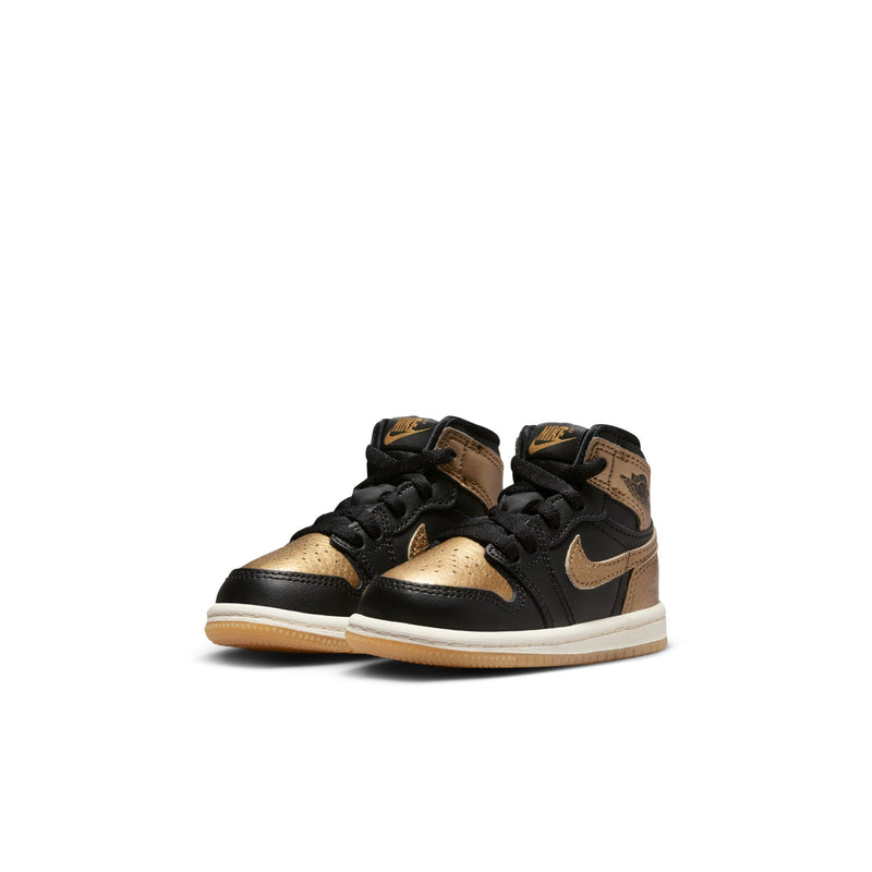 Jordan 1 Retro High OG "Black and Gold" Baby/Toddler Shoes (TD) 'Black/Gold'