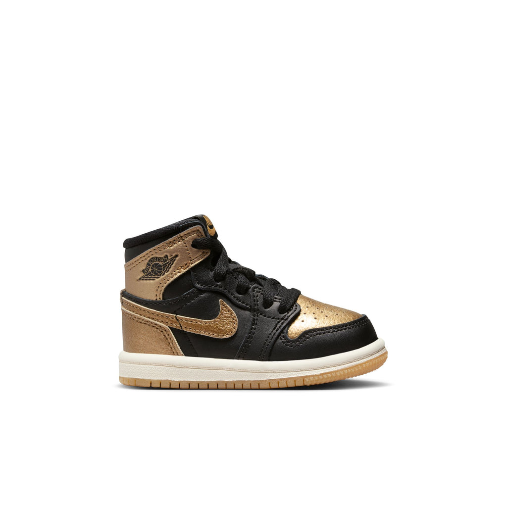 Jordan 1 Retro High OG "Black and Gold" Baby/Toddler Shoes (TD) 'Black/Gold'