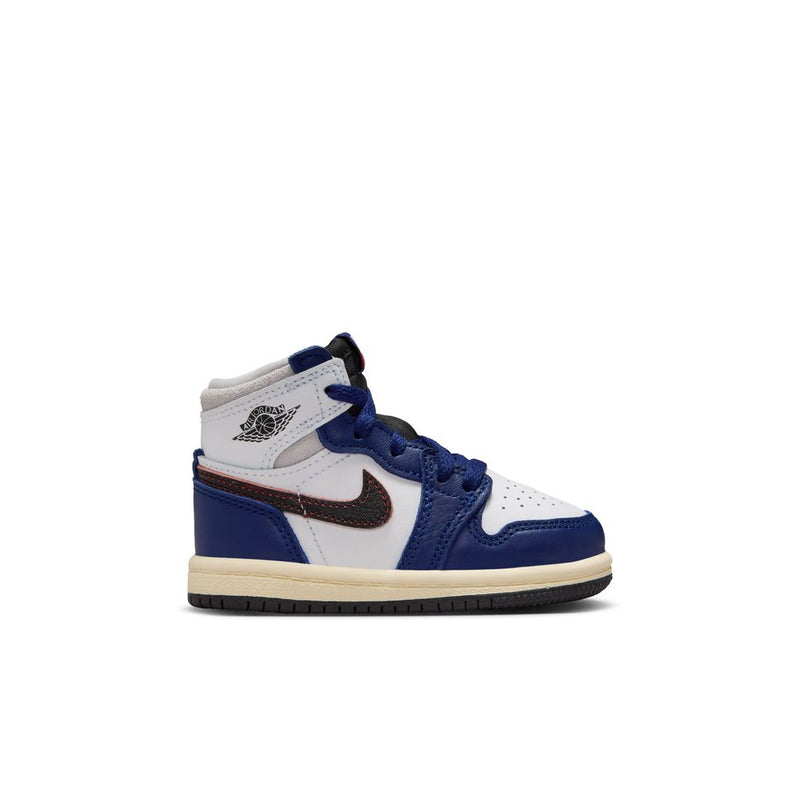 Jordan 1 Retro High OG Baby/Toddler Shoes (TD) 'White/Black/Blue'