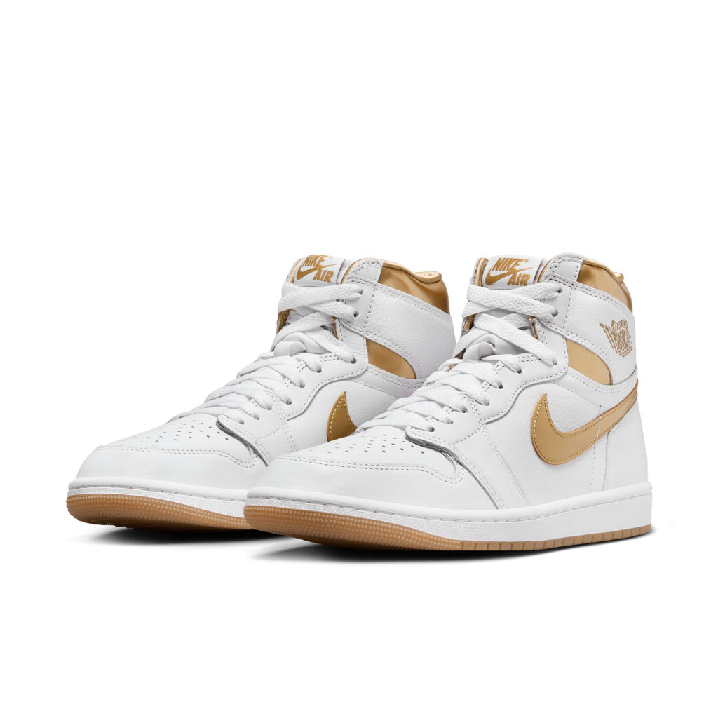 Air Jordan 1 Retro High OG "White and Gold" Women's Shoes 'White/Gold'