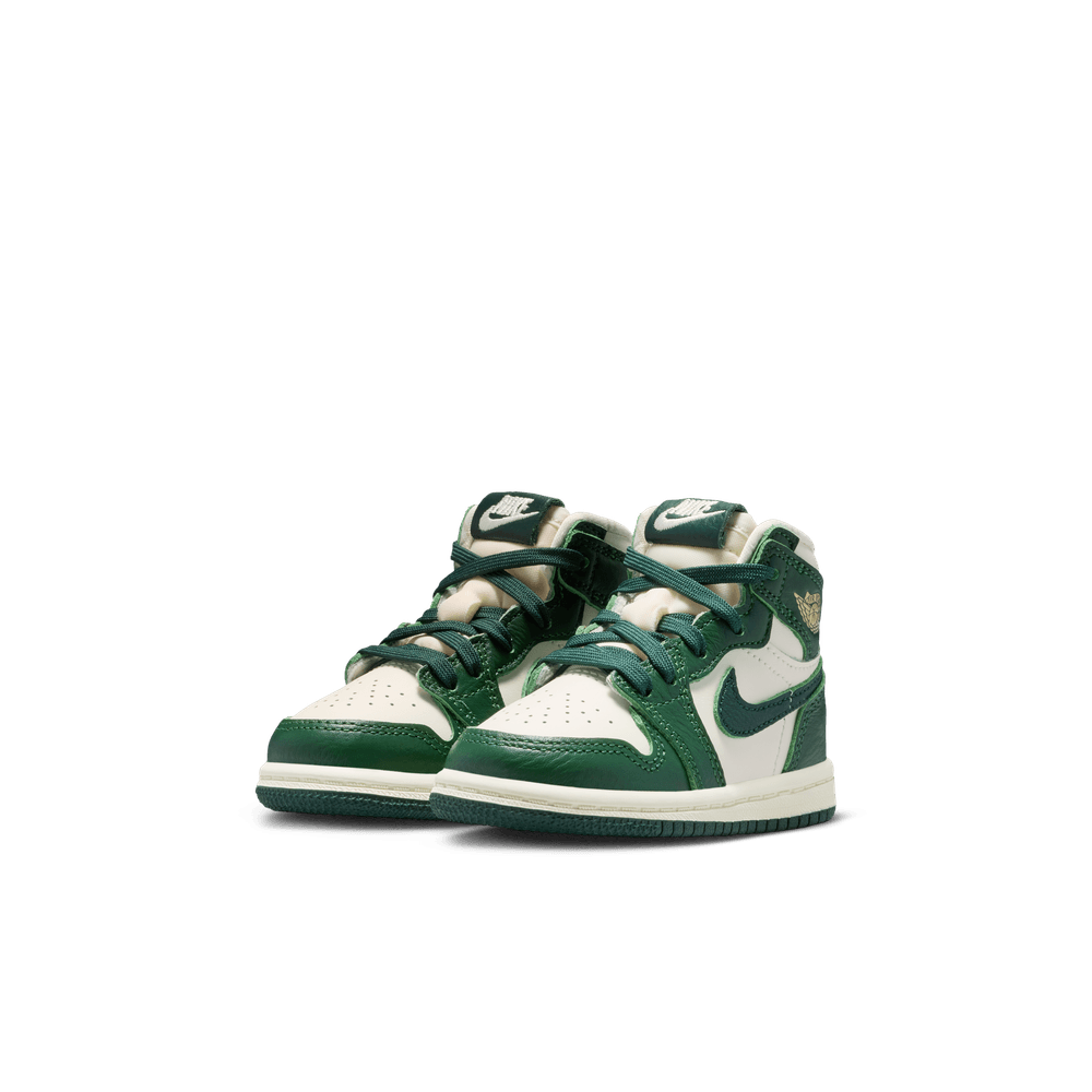Jordan 1 Retro High OG Baby/Toddler Shoes (TD) 'Ivory/Green/Coconut Milk'