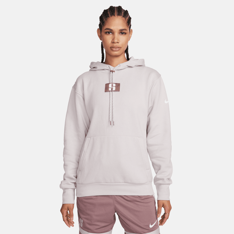 Sabrina Ionescu Sabrina Fleece Basketball Hoodie 'Violet/White'