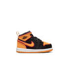 Jordan 1 Mid SE Baby/Toddler Shoes (TD) 'Black/Orange'