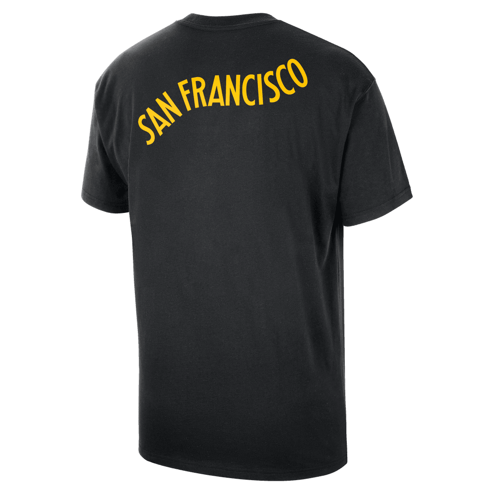 Golden State Warriors Nike Courtside City Edition Men's T-Shirt 'Black'