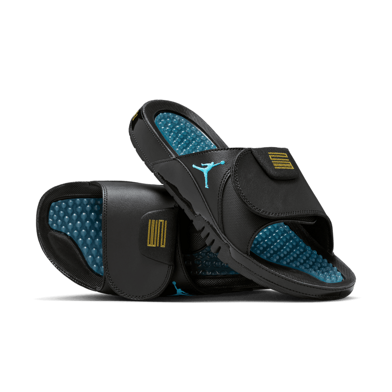 Jordan Hydro XI Men's Slides 'Black/Gamma Blue'
