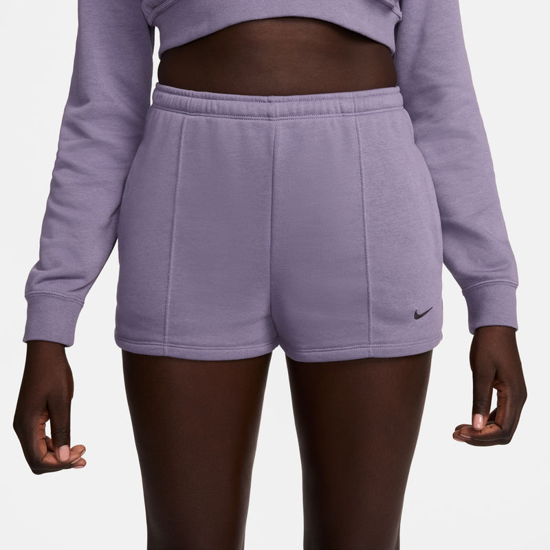 Nike Sportswear Chill Terry Women's High-Waisted Slim 2" French Terry Shorts 'Daybreak/Black'
