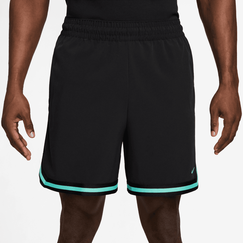Nike DNA Men's Dri-FIT 6" UV Woven Basketball Shorts 'Black/Bleached Turquoise'