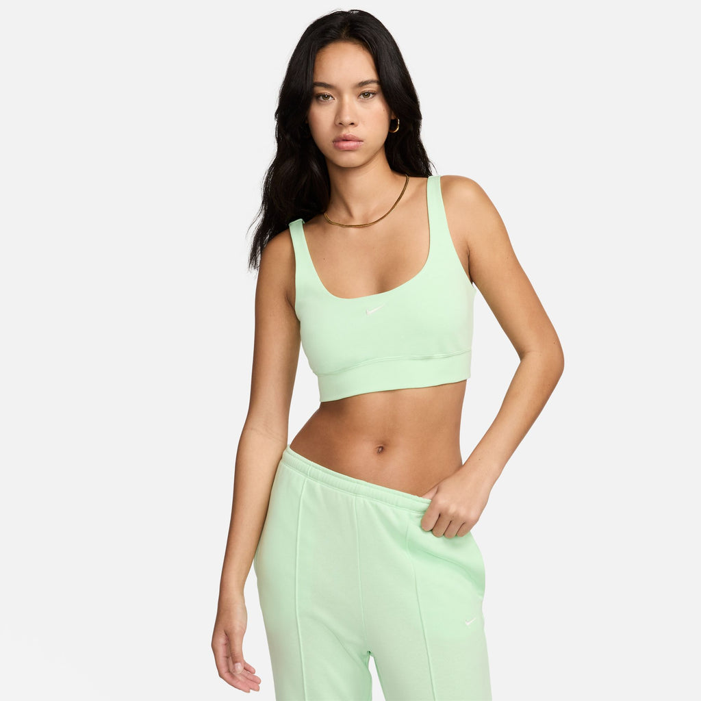 Nike Sportswear Chill Terry Women's Slim French Terry Cropped Tank 'Green/Sail'