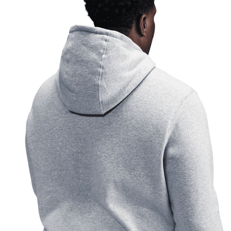 Nike Club Men's Pullover Fleece Hoodie 'Grey Heather'