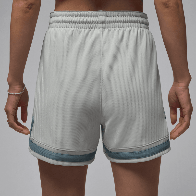 Jordan Sport Women's 4" Diamond Shorts 'Light Silver/Aviator Grey'