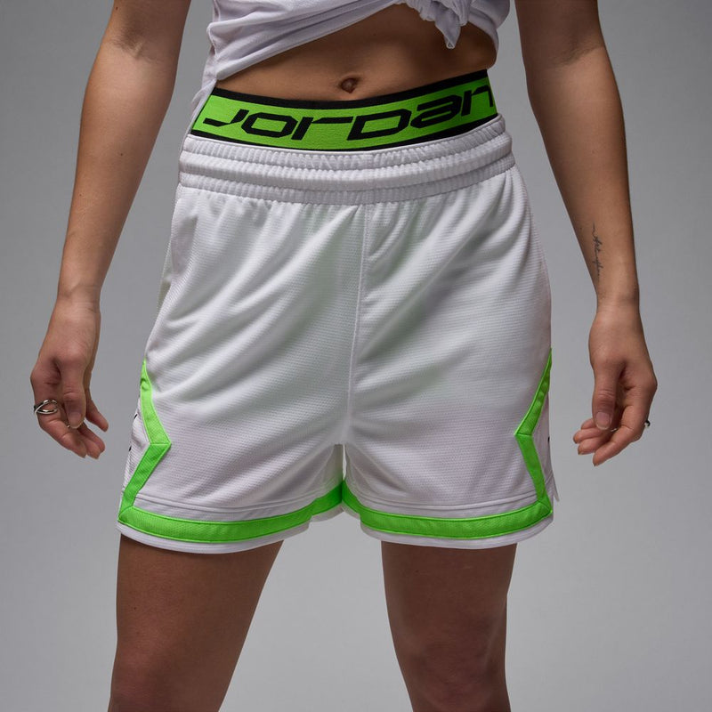 Jordan Sport Women's 4" Diamond Shorts 'Electric Green'