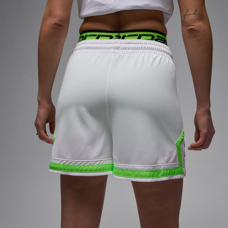 Jordan Sport Women's 4" Diamond Shorts 'Electric Green'