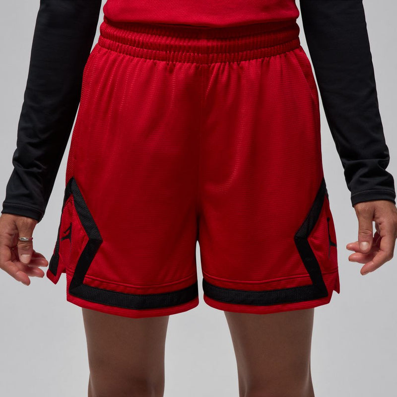 Jordan Sport Women's 4" Diamond Shorts 'Red/Black'