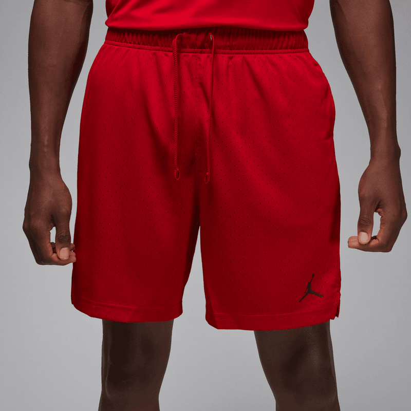 Jordan Sport Men's Dri-FIT Mesh Shorts 'Red/Black'