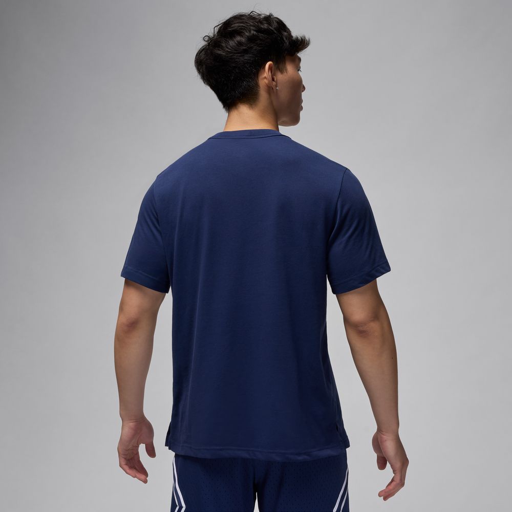 Jordan Sport Men's Dri-FIT Short-Sleeve Top 'Navy/White'