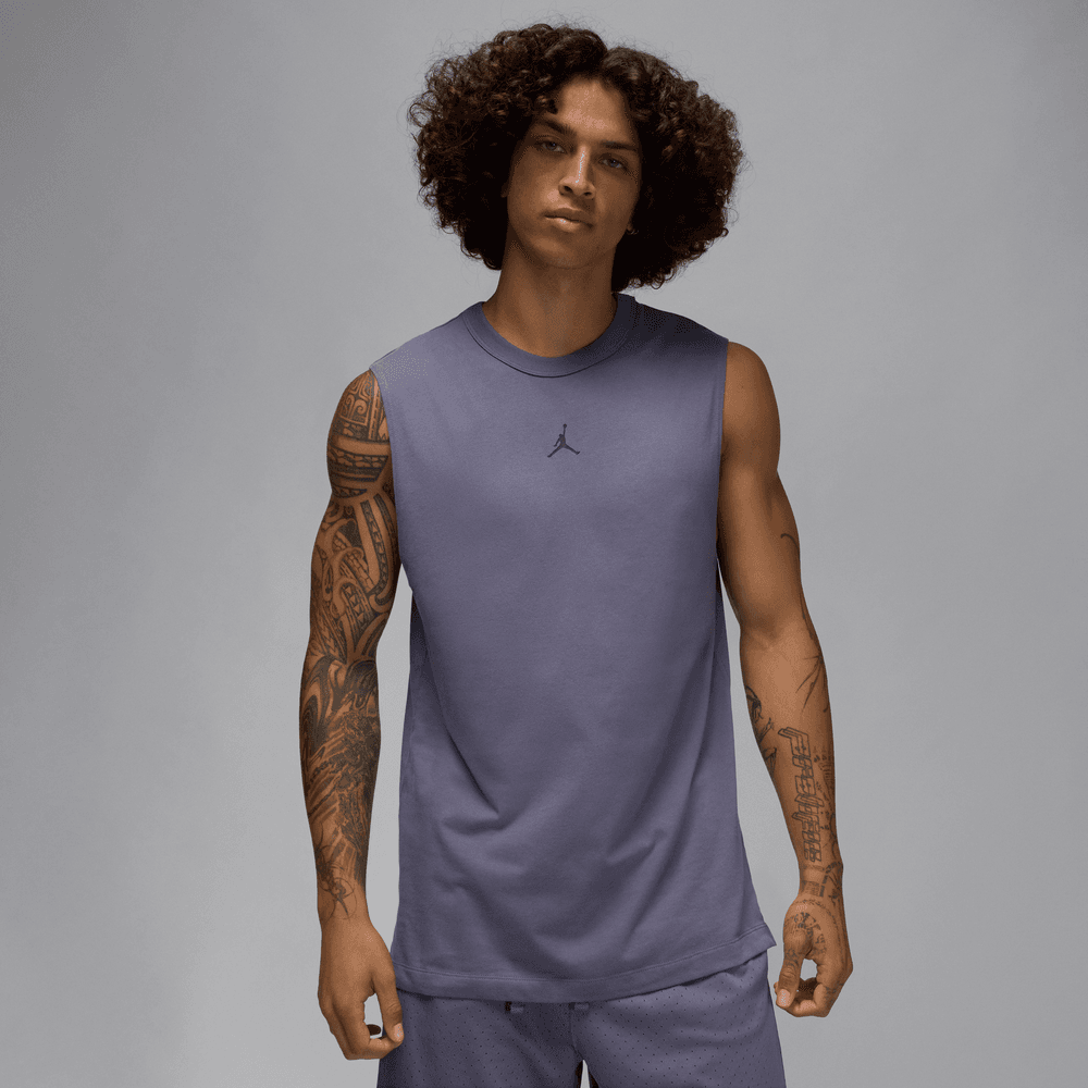 Jordan Sport Men's Dri-FIT Sleeveless Top 'Light Carbon/Black'