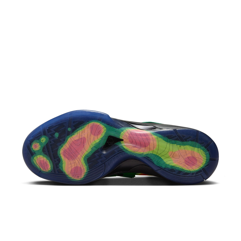 Kevin Durant Nike KD 4 "Weatherman" Basketball Shoes 'Green/Volt/Team Orange'