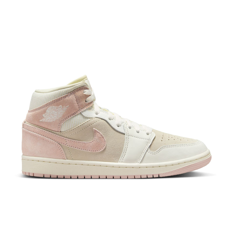 Air Jordan 1 Mid SE Women's Shoes 'Coconut Milk/Pink/Sail'