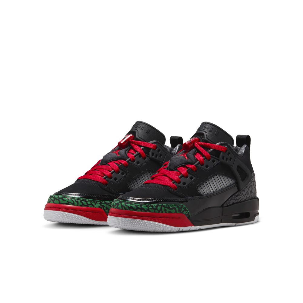Jordan Spizike Low Big Kids' Shoes (GS) 'Black/Red/Green/White'