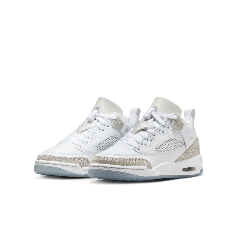 Jordan Spizike Low Big Kids' Shoes (GS) 'White/Grey/Silver'