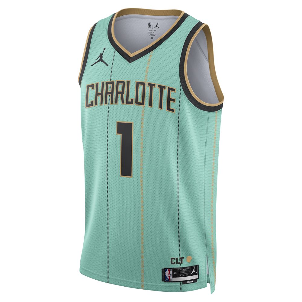 LaMelo Ball Charlotte Hornets 2024/25 City Edition Men's Nike Dri-FIT NBA Swingman Jersey 'Mint'