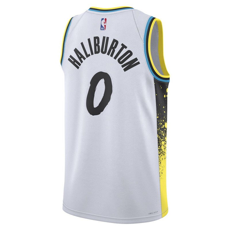 Tyrese Haliburton Indiana Pacers 2024/25 City Edition Men's Nike Dri-FIT NBA Swingman Jersey 'White'