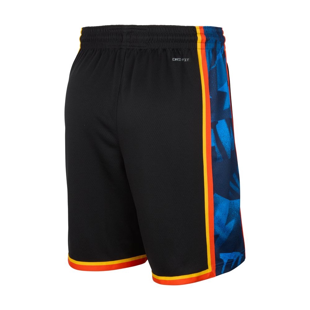 Oklahoma City Thunder 2024/25 City Edition Men's Nike Dri-FIT NBA Swingman Shorts 'Black'