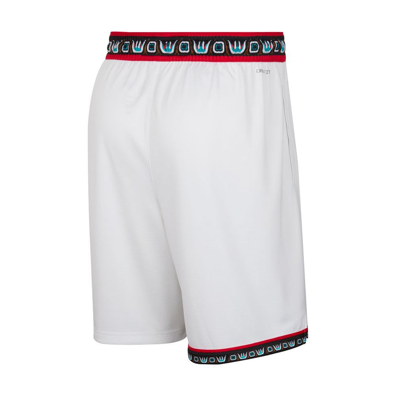 Memphis Grizzlies 2024/25 Hardwood Classics Men's Nike Dri-FIT NBA Swingman Shorts 'White'