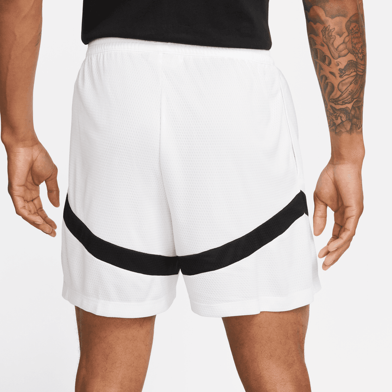 Nike Icon Men's Dri-FIT 6" Basketball Shorts 'White/Black'