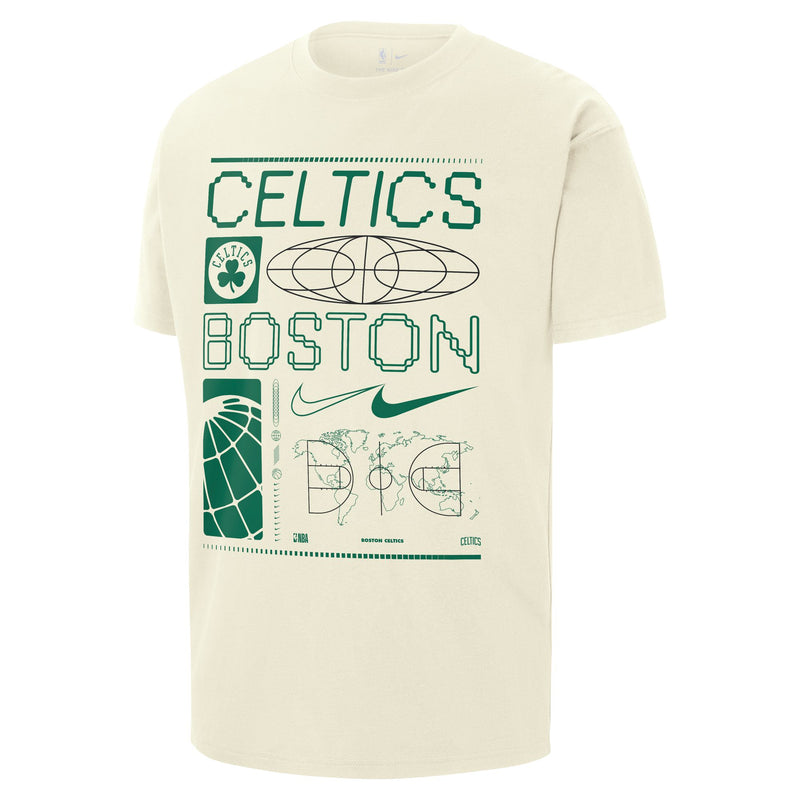 Boston Celtics Men's Nike NBA Max90 T-Shirt 'Sail'