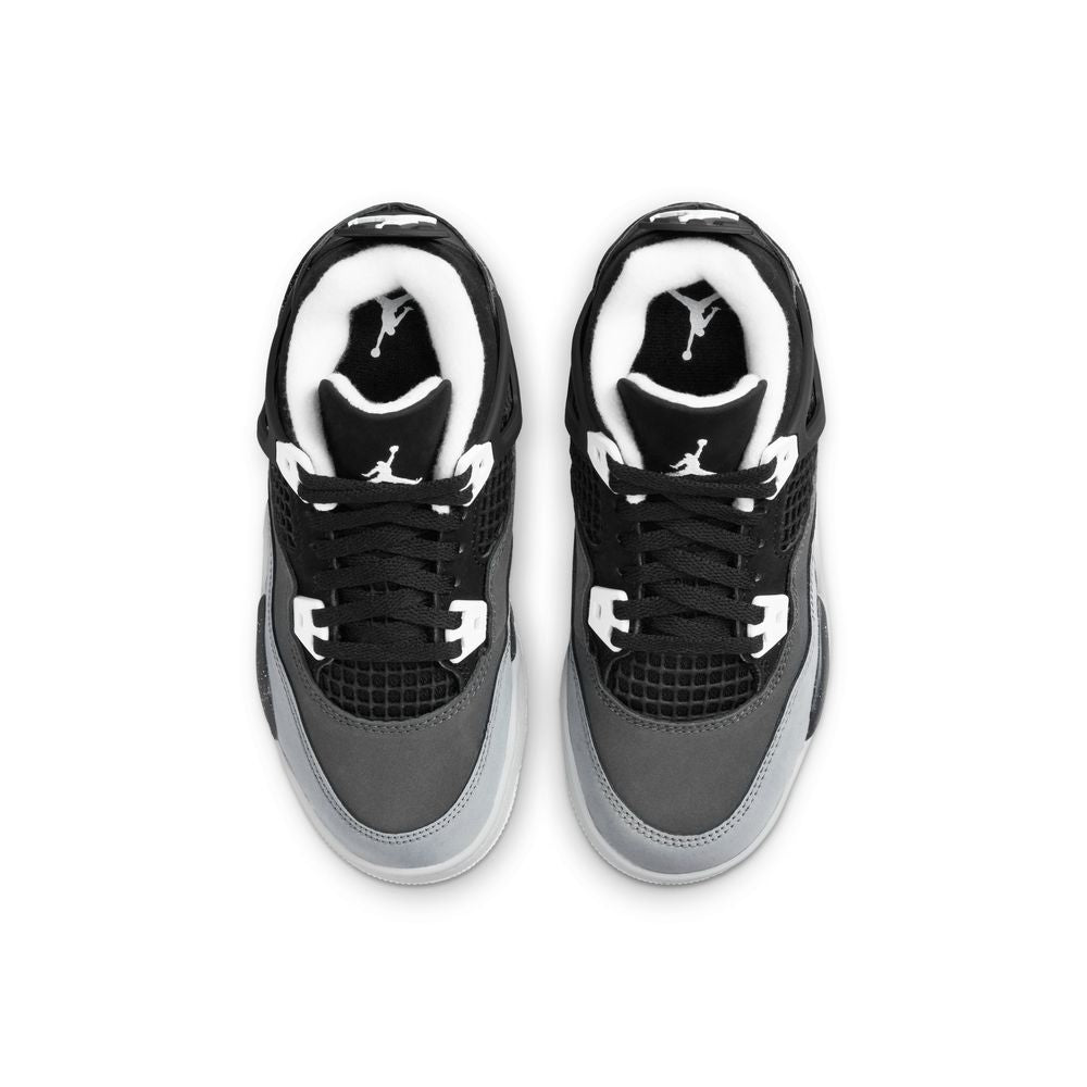 Jordan 4 Retro "Fear" Little Kids' Shoes (PS) 'Black/White/Anthracite'