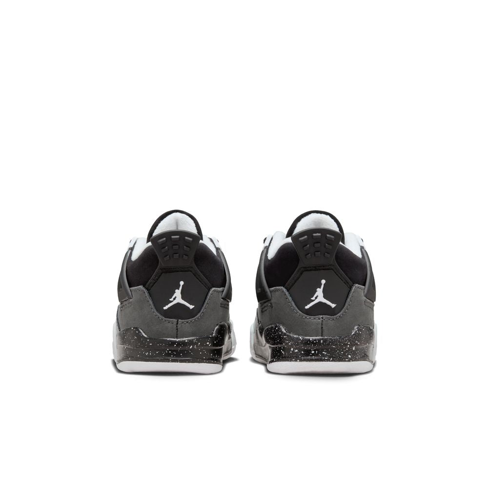 Jordan 4 Retro "Fear" Baby/Toddlers Shoes (TD) 'Black/White/Anthracite'