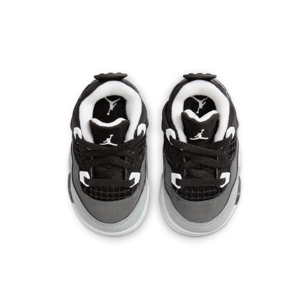 Jordan 4 Retro "Fear" Baby/Toddlers Shoes (TD) 'Black/White/Anthracite'