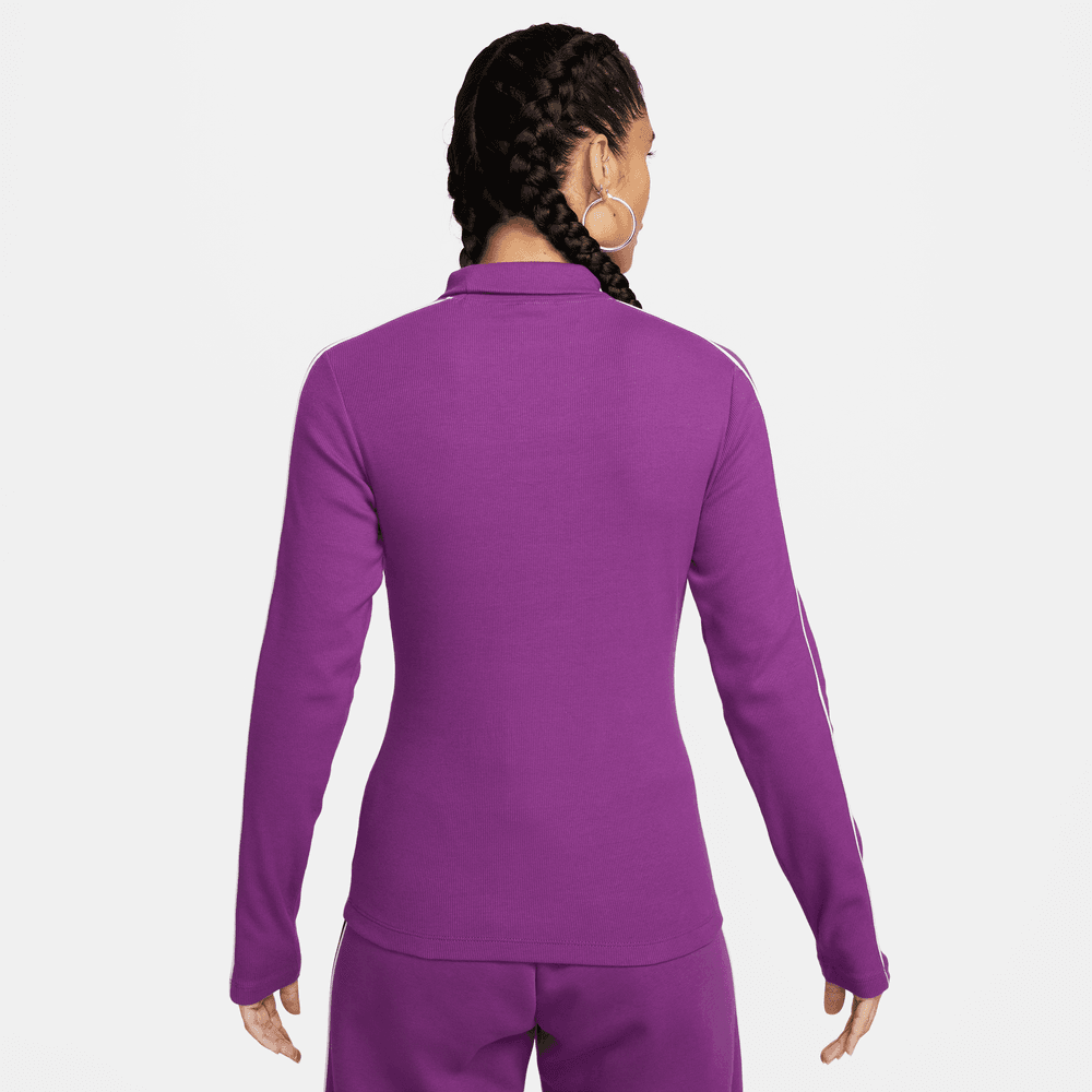 Nike Sportswear Women's Long-Sleeve Top 'Bold Berry/White'