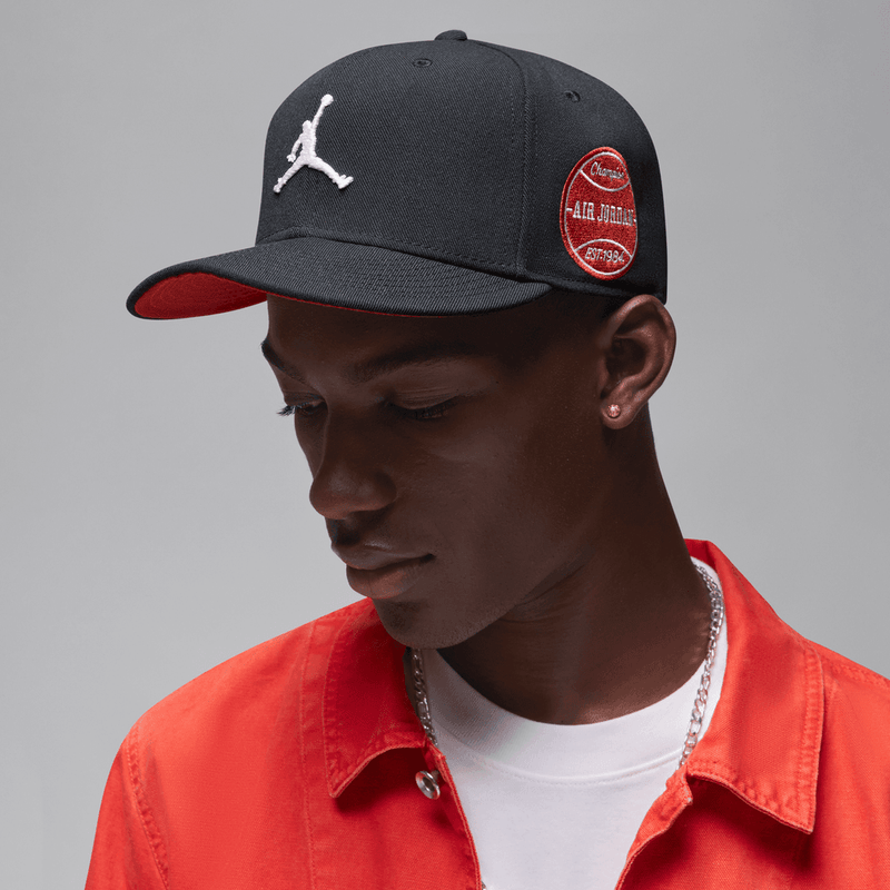 Jordan Flight MVP Pro Adjustable Cap 'Black/Red/White'