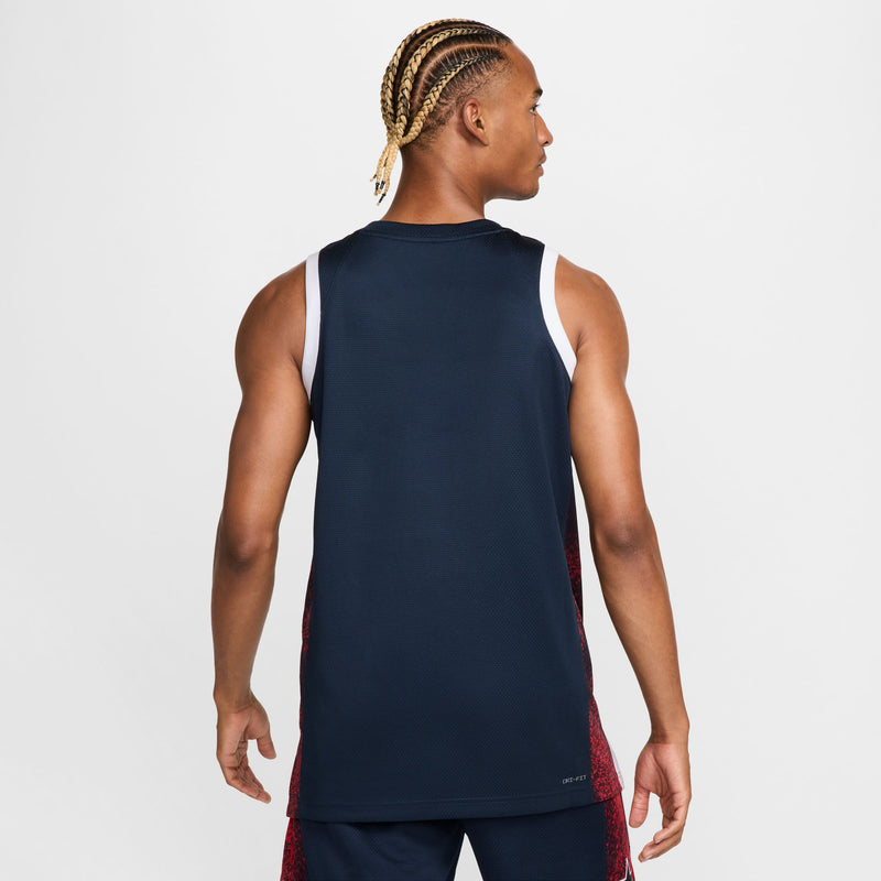 USAB Limited Road Men's Nike Basketball Jersey 'Obsidian/White'