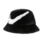 Nike Apex Faux Fur Swoosh Bucket 'Black/White'