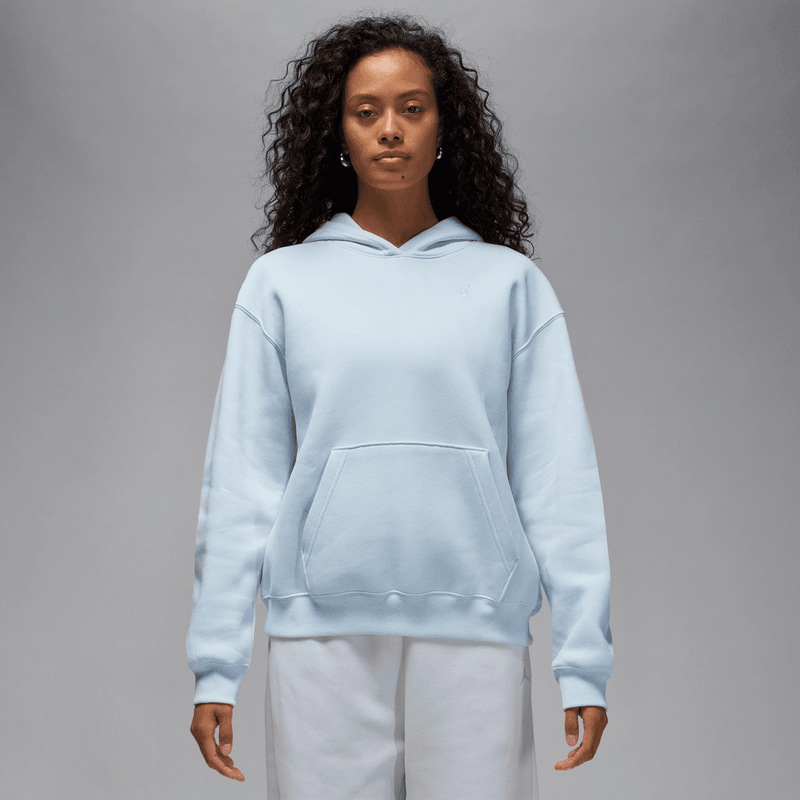 Jordan Brooklyn Fleece Women's Pullover Hoodie 'Pure Platinum'