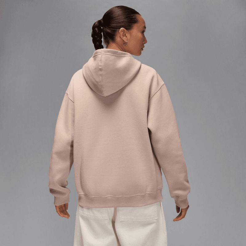 Jordan Brooklyn Fleece Women's Pullover Hoodie 'Fossil Stone'