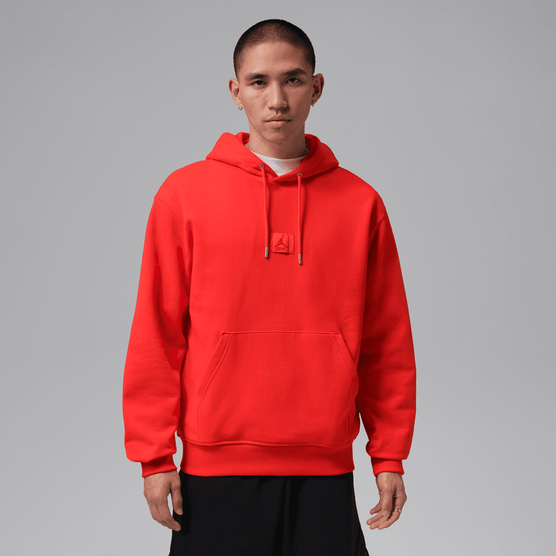 Jordan Flight Fleece Men's Pullover Hoodie 'Chile Red'