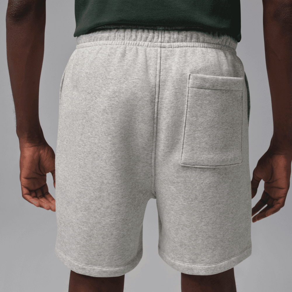 Jordan Brooklyn Fleece Men's Shorts 'Grey Heather/White'